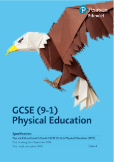 GCSE Physical Education 2016 specification